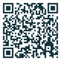 rounded circle transparent blueish QR
